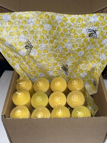 Pure beeswax candles votive - beeswax,