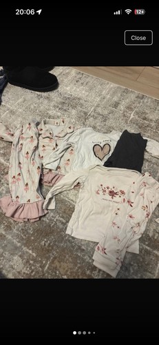Months girls pjs - 12-18,