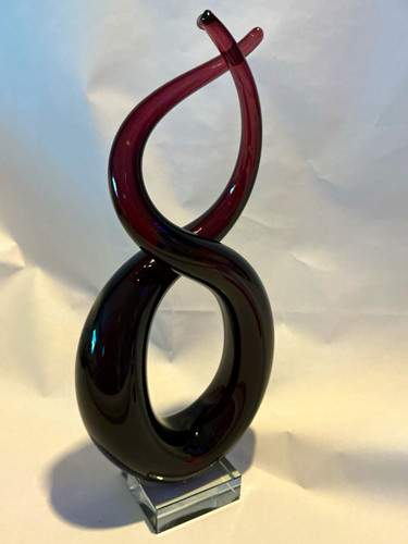 Abstract art glass twist - abstract,