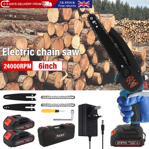 21v electric mini chainsaw - 6",