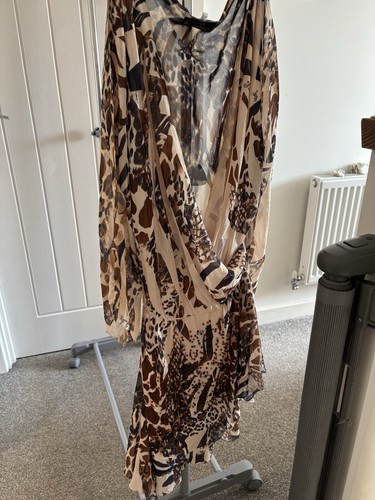 Kasike animal print chiffon - kasike,