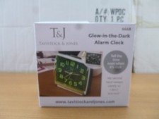 Tavistock & Jones Easy-read Glow-in-the-Dark Alarm Clock Easylife