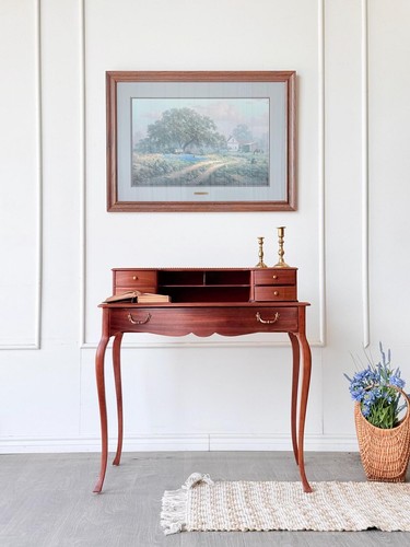 Vintage mahogany queen anne - vintage,