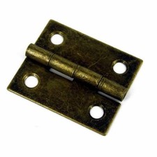 SMALL, HINGES ANTIQUE PLATED