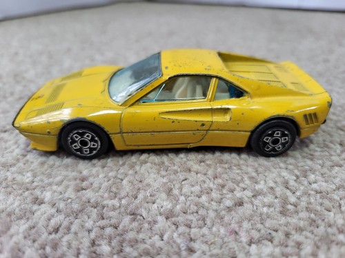 Burago yellow ferrari gto - burago, toy