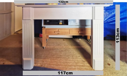 White fire surround - surround,