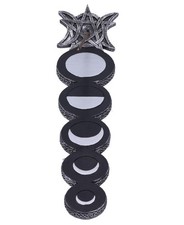 Phases of the Moon Triple Goddess design incense stick burner, incense holder