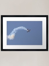 Plane Aerobatics Framed Art