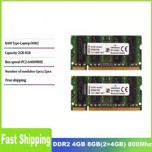 Ddr2 4gb 8gb pc2 6400 - ddr2, 4gb/8gb(2×4gb)