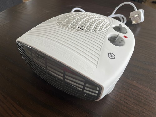 Electric fan heater never - fan,