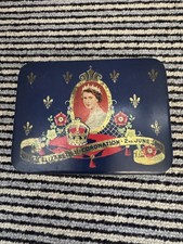 Queen Elizabeth II coronation tin from 2nd June 1953 - Cadburys royal souvenier