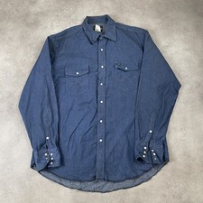 Wrangler Denim Shirt Mens XL