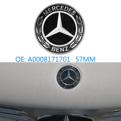 Mercedes benz 57mm black - benz,