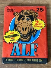 ALF TRADING CARDS SERIES 2 TOPPS 1 x WAX PACK PACK OF CARDS