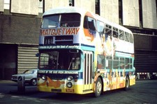 Midland Red Buses Colour Slide  D12 5996 GHA396D in Birmingham 1970"s