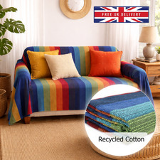 Recycled Cotton Sofa Throw