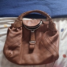 Fendi Large Spy Tan Leather