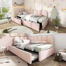 Upholstered Bed Daybed Velvet