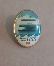 Stena Line HSS Ship Ferry Pin Badge