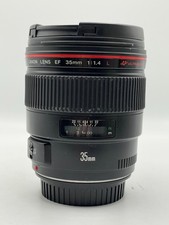 CANON EF 35mm f/1.4 L USM LENS - E F 35 mm 1:1.4L - BELOW-AVERAGE