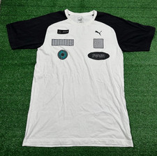 Mercedes AMG Petronas Formula One Team Puma White T-Shirt | Adult Small Top F1