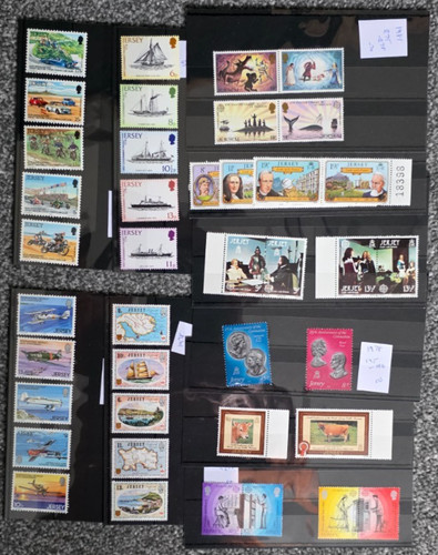 Jersey stamps mint starter - stamps:,