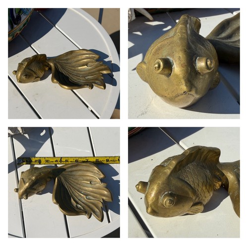 Vintage mcm brass fantail - vintage,