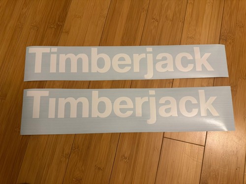 Timberjack replacement decals - timberjack,