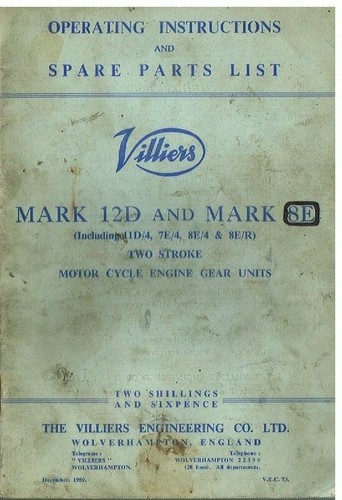 Villiers 4 8e r - 8e/4, 8e/r