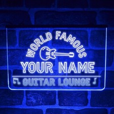 Personalised Guitar Lounge LED
