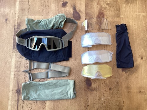 British army ballistic goggles - army,