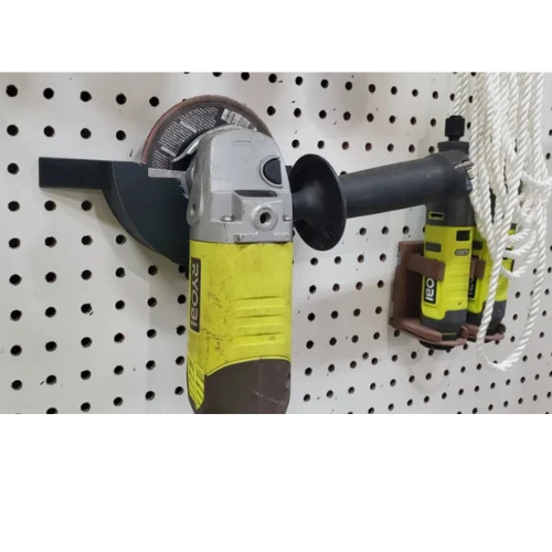 Ryobi 18v angle grinder - angle, wall