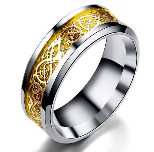 316l stainless steel dragon - stainless,