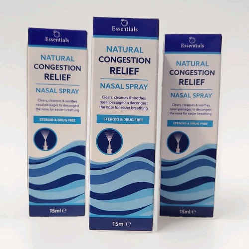 3x15ml essentials saline - essentials, nasal