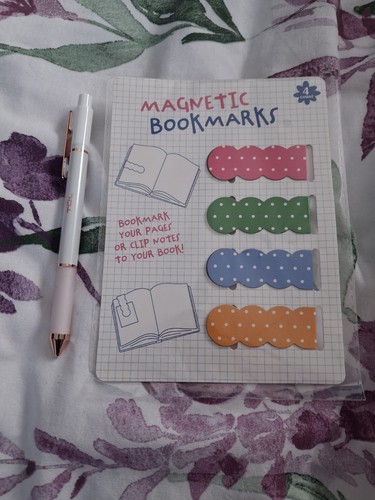 Mini magnetic bookmarks pen - bookmarks,