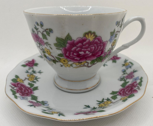 Chinese flower blossom - blossom, teacup