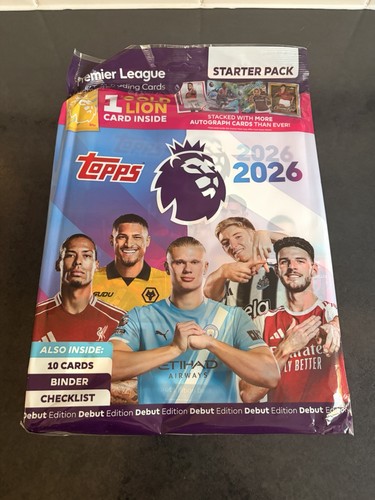 Topps premier league 2025 - premier, 2025-26