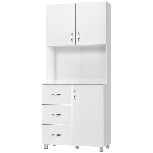 Homcom kitchen storage cabinet - homcom,