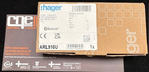 Hager arl916u rcbo afdd lfl - arl916u,