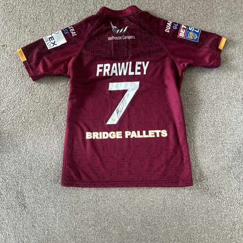 Signed match worn matt frawley - match,