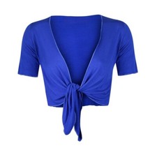Ladies Cap Sleeve Tie Shrug