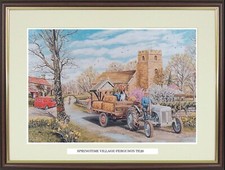 Tractor print "Springtime