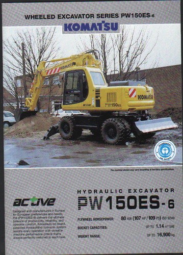 Komatsu pw150es hydraulic - "pw150es-6",