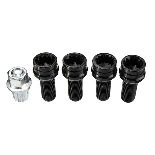 5pcs locking wheel nuts bolts - locking,