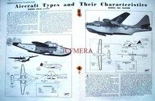 1943 Boeing B-314A & Sea Ranger Flying Boats WW2 Magazine Cutting (2-Sided)