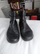 Ladies Black  Zip Up Ankle