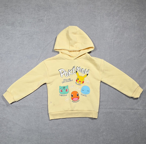 Pokemon yellow hoodie - kids, age