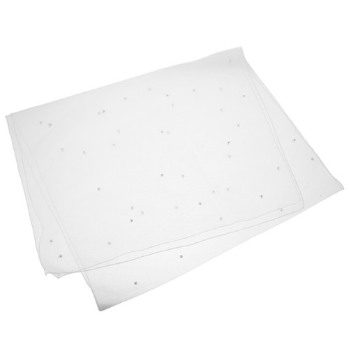White bridal shawl - white, nylon