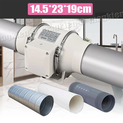 Quiet inline extractor fan - extractor,