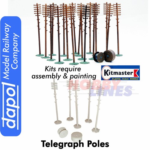 Telegraph poles model - poles,